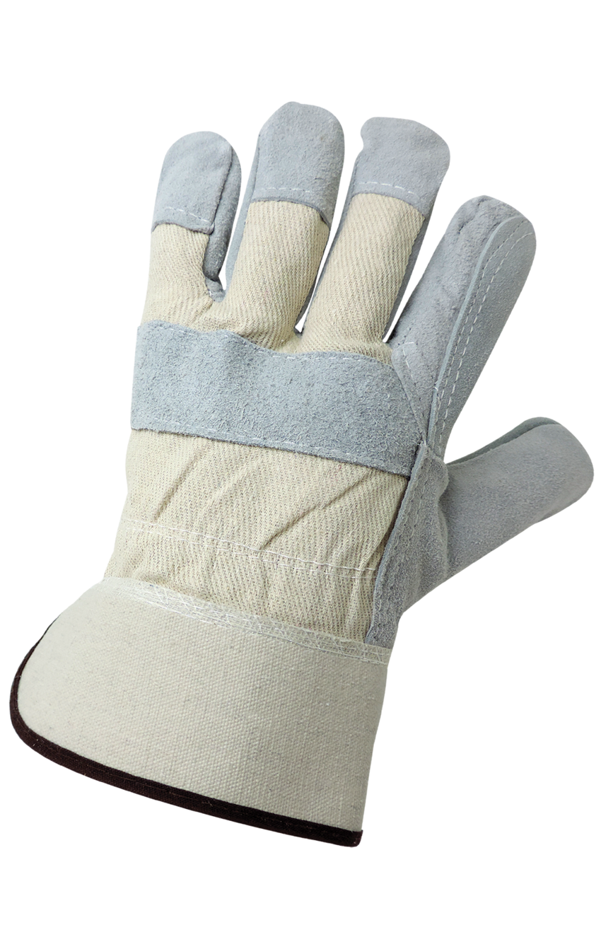 Split Cowhide Double Palm Gloves