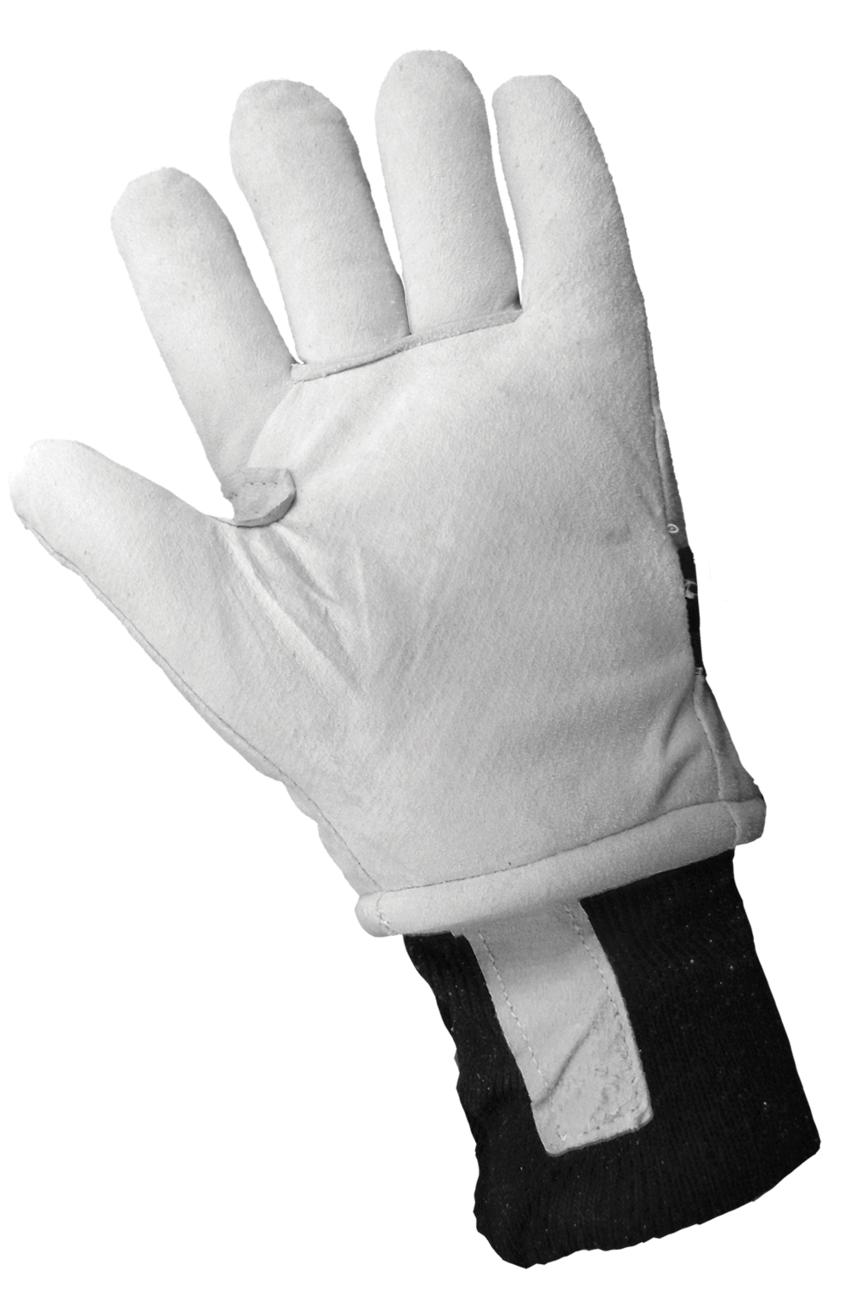 Premium Goatskin Leather Insulated Freezer Gloves