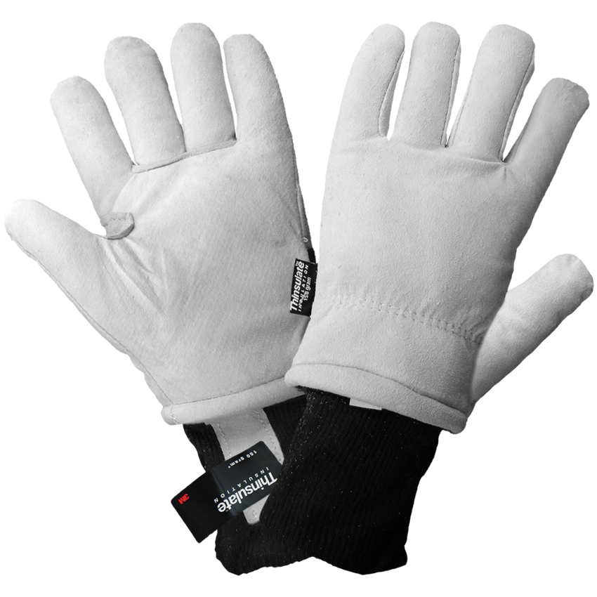 Premium Goatskin Leather Insulated Freezer Gloves