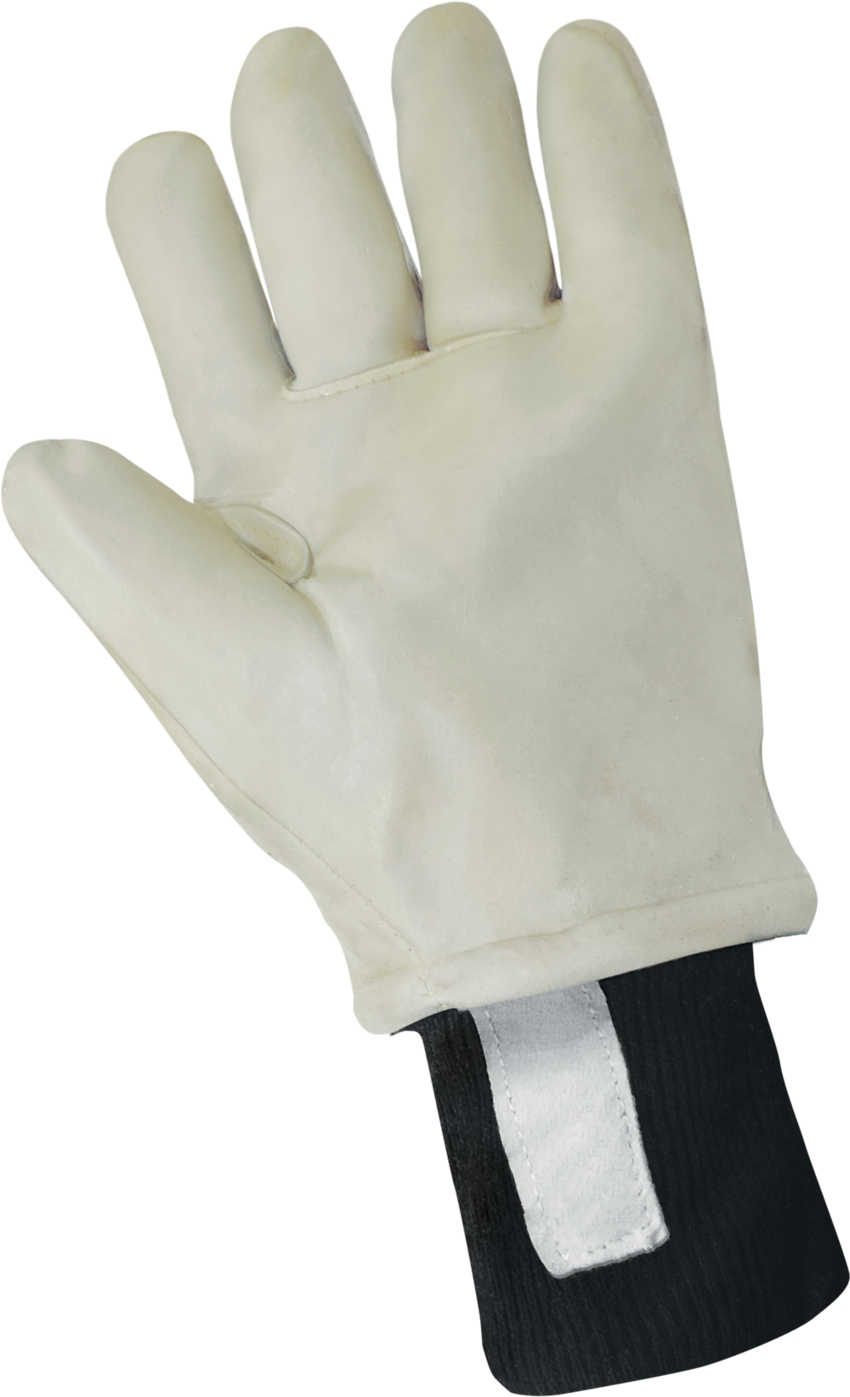 Premium Goatskin Leather Latex-Coated Insulated Freezer Gloves