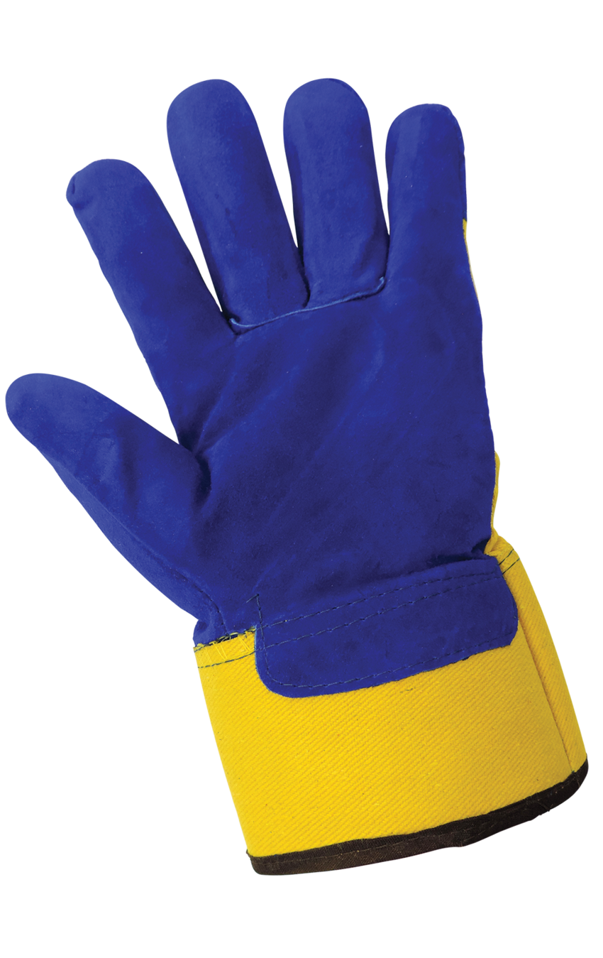 Premium-Grade Split Cowhide Leather Palm Insulated Freezer Gloves