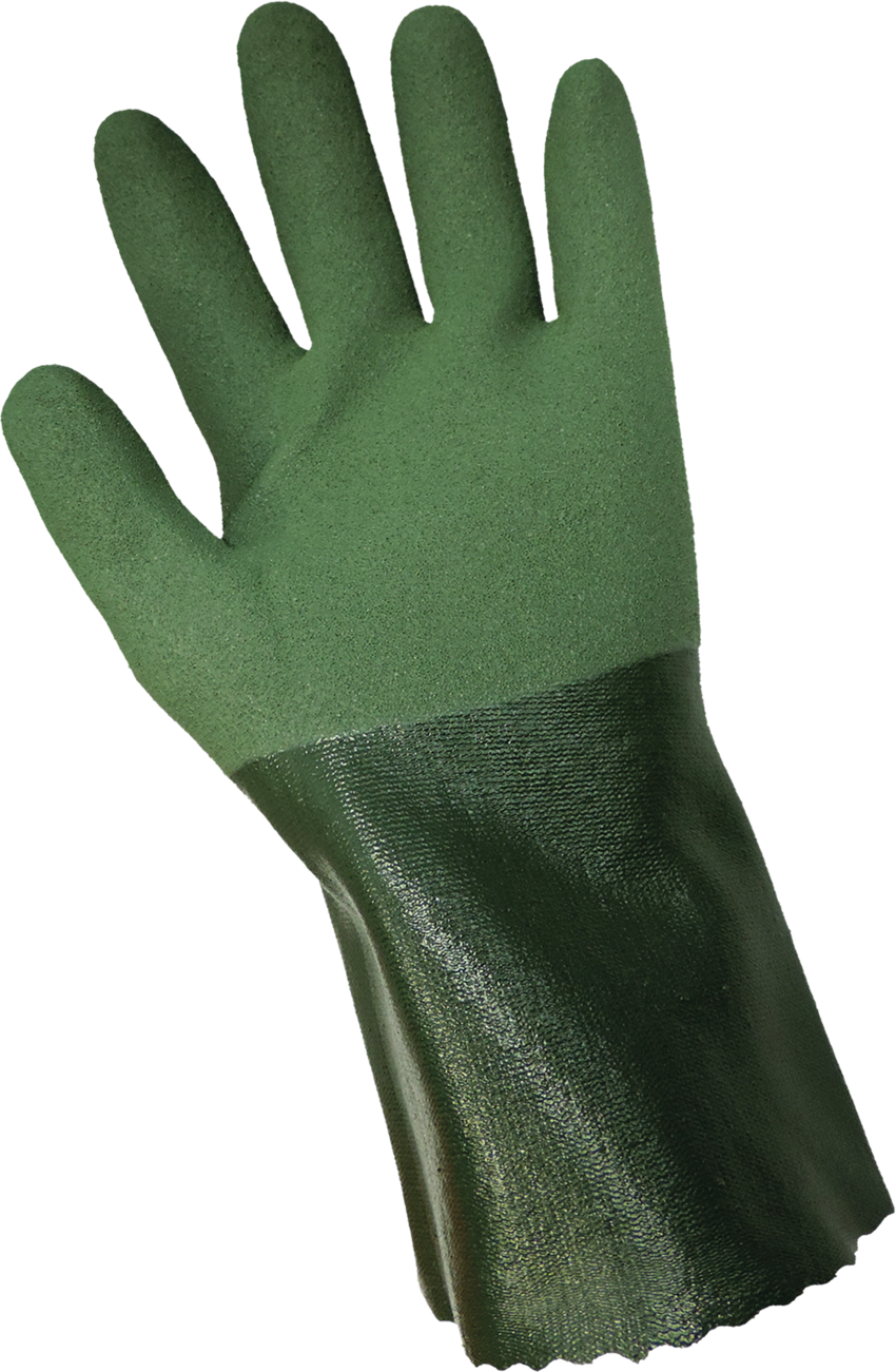 FrogWear® Mach Finish Double-Coated Nitrile Waterproof Gloves