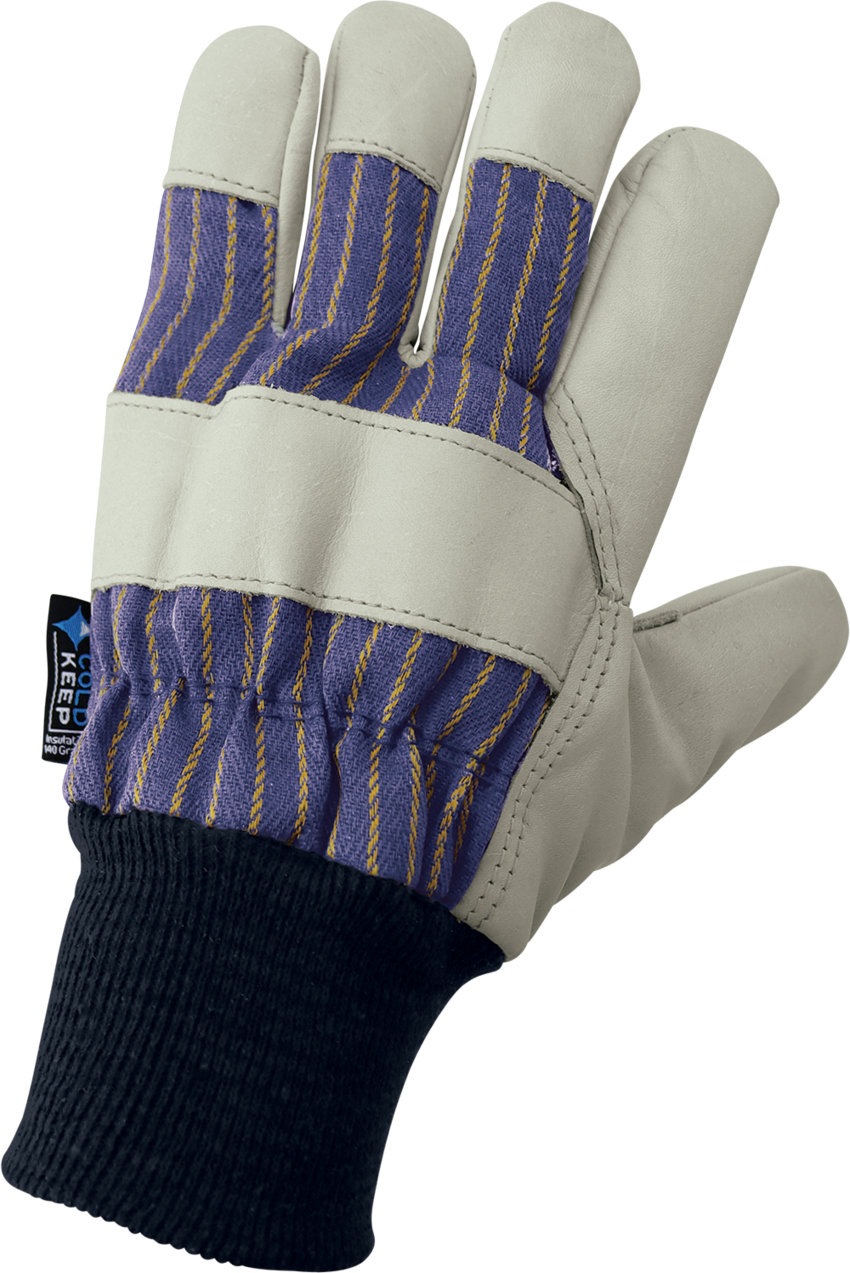 Standard-Grade Cowhide Insulated Gloves with Knit Wrist