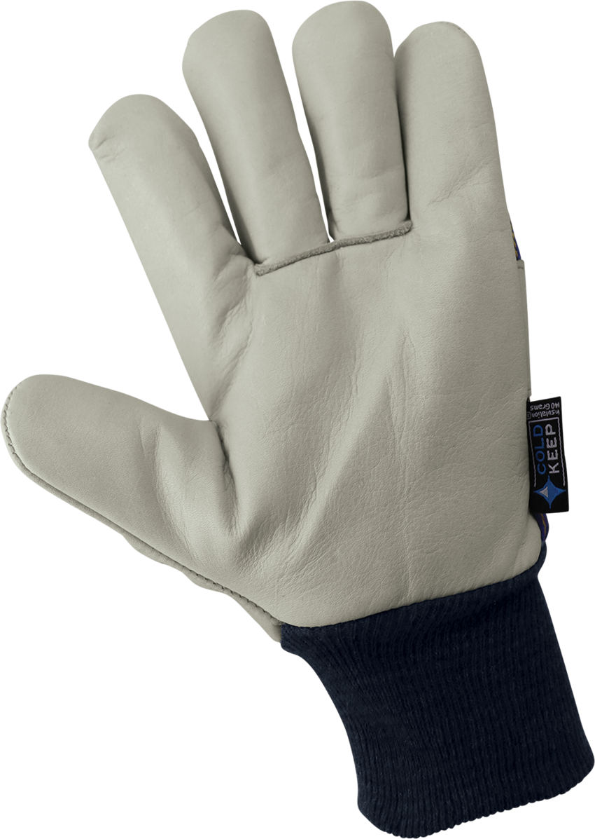 Standard-Grade Cowhide Insulated Gloves with Knit Wrist