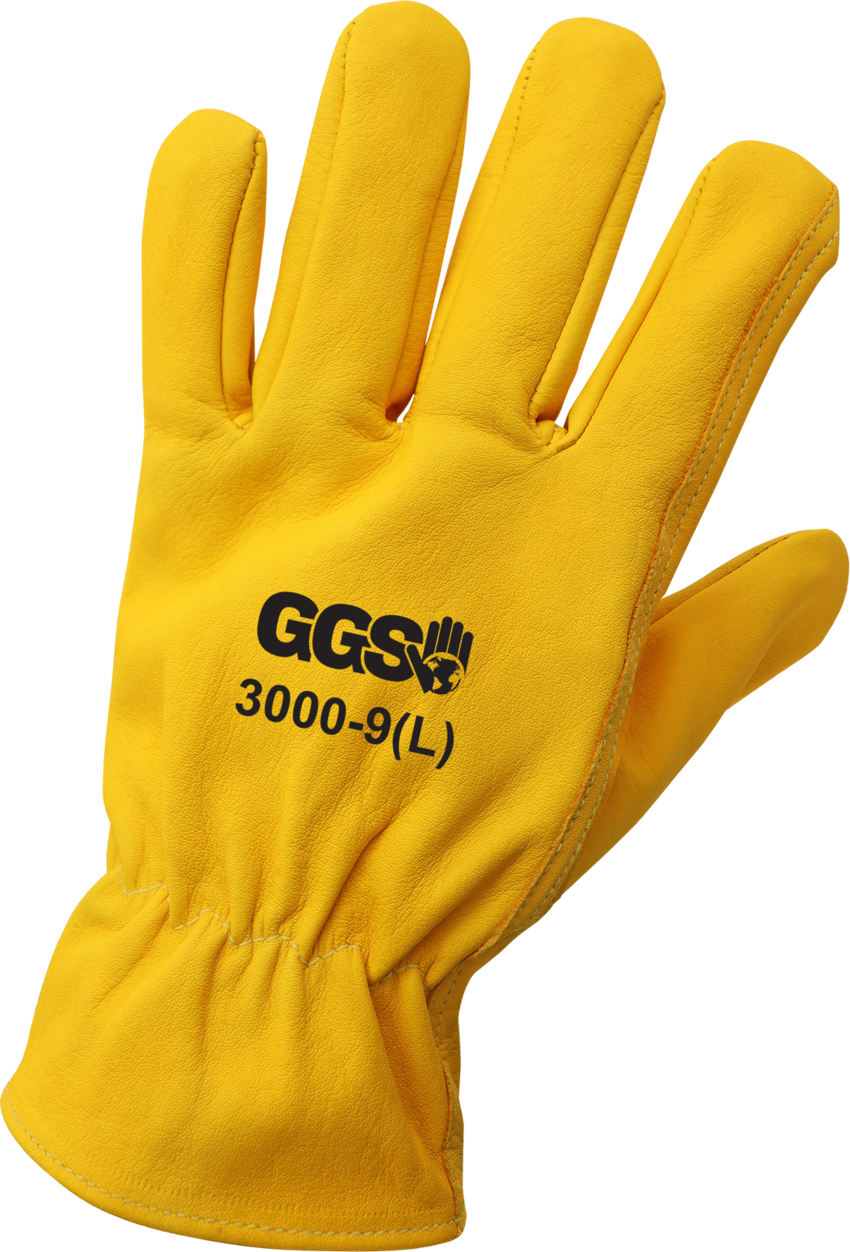 Top-Grade Chrome-Free Cowhide Leather Drivers Gloves with Reinforced Palm Patch