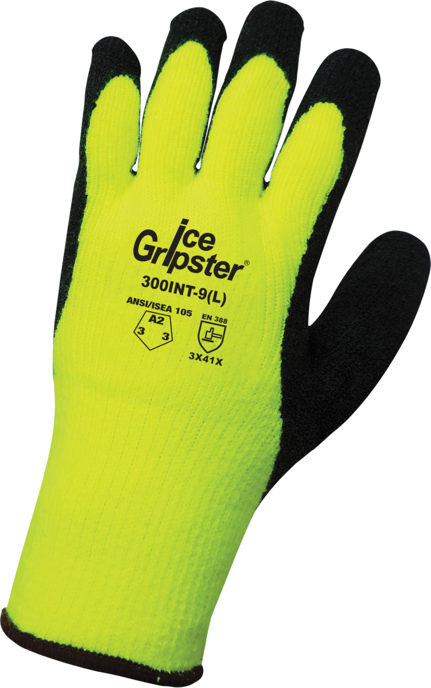 Ice Gripster® Water Repellent Low Temperature Gloves with Cut, Abrasion, and Puncture Resistance