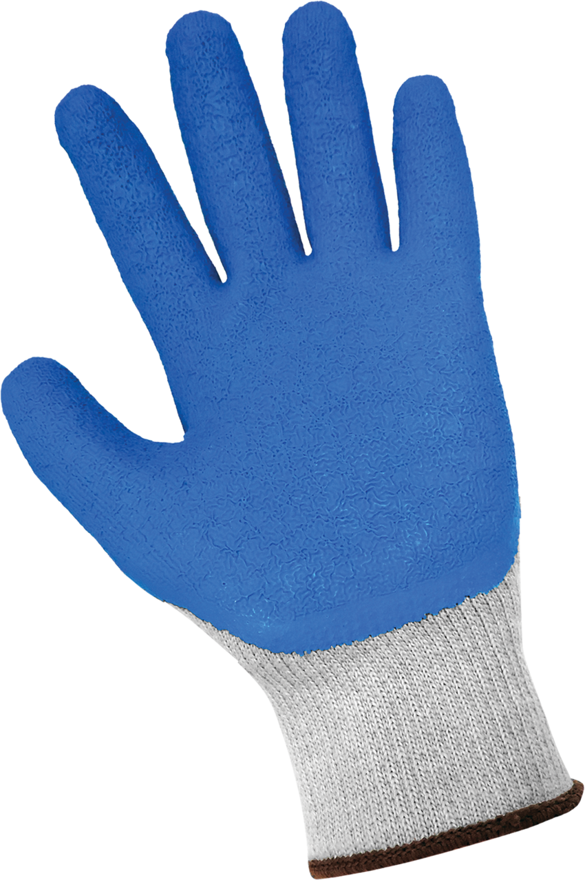 Gripster® Plus Premium Etched Rubber Palm Coated Retail-Tagged Gloves with Ergonomic Hand Shape