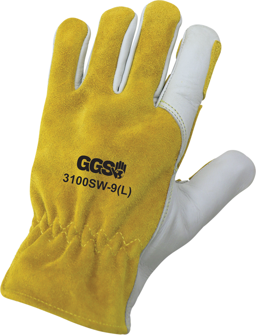 Premium Cowhide Drivers Gloves Commonly Used for Spot Welding