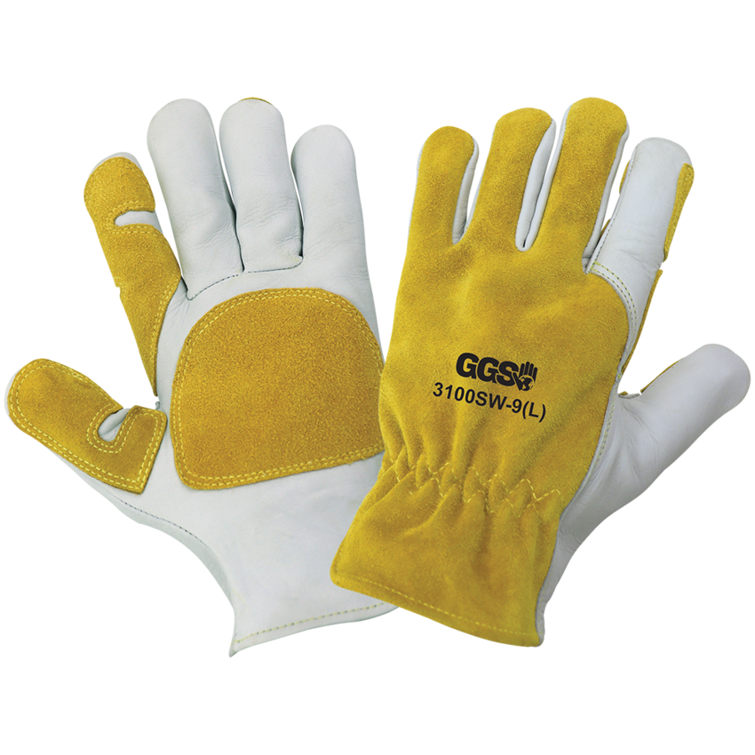 Premium Cowhide Drivers Gloves Commonly Used for Spot Welding