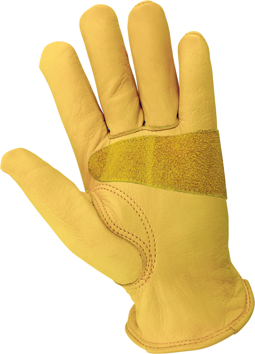 Premium Grain Cowhide Leather Gloves with Reinforced Palm