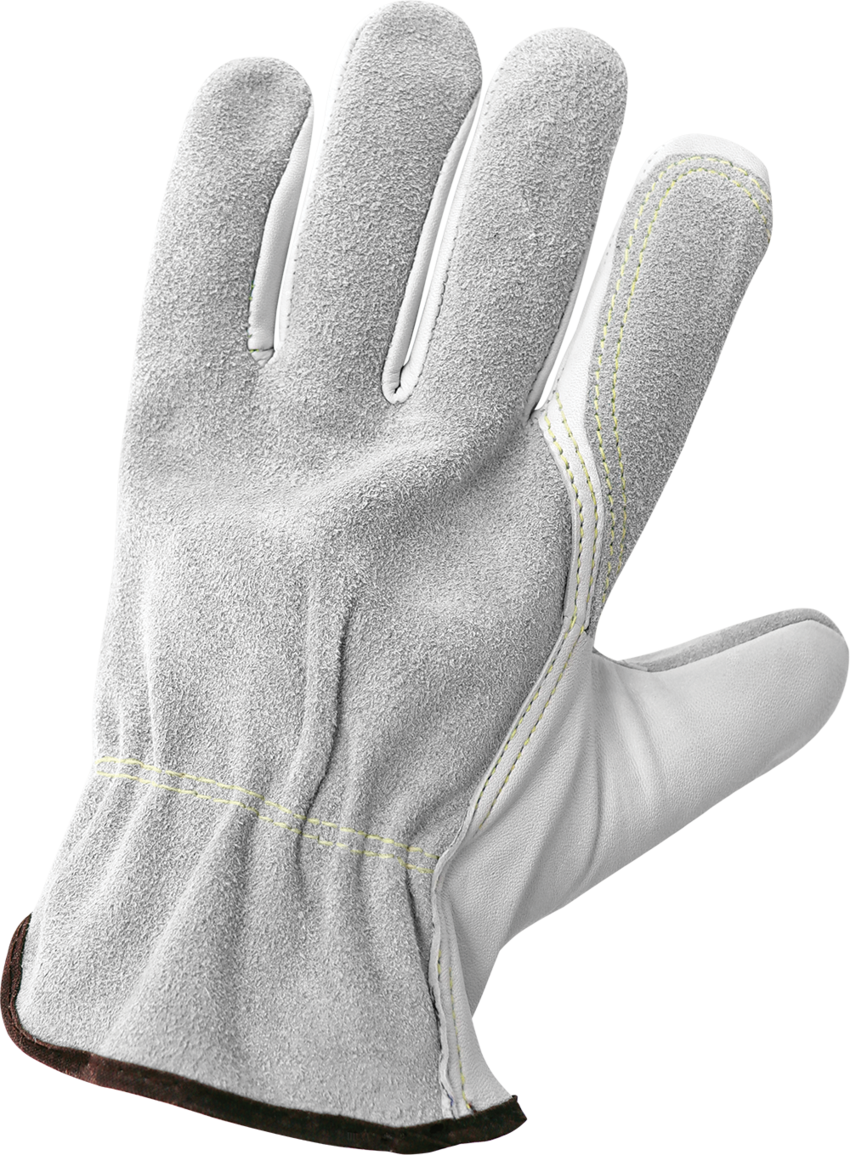 Premium Goatskin Palm and Split Cowhide Back Drivers Gloves