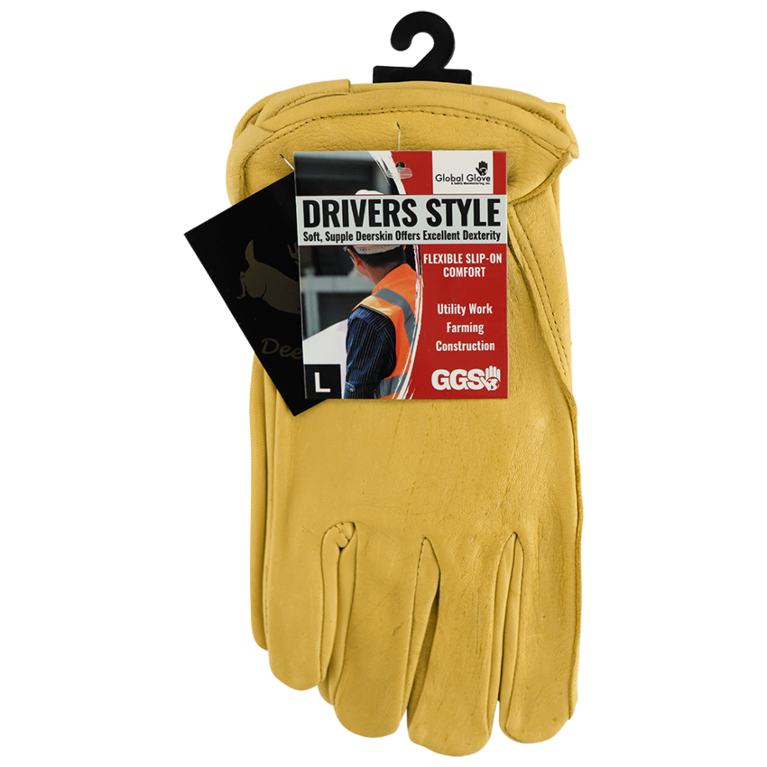 Standard-Grade Deerskin Driver Gloves