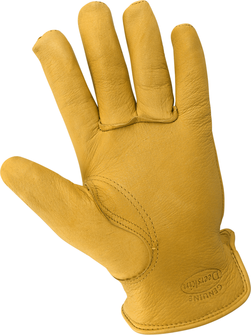 Premium-Grade Grain Deerskin Insulated Gloves