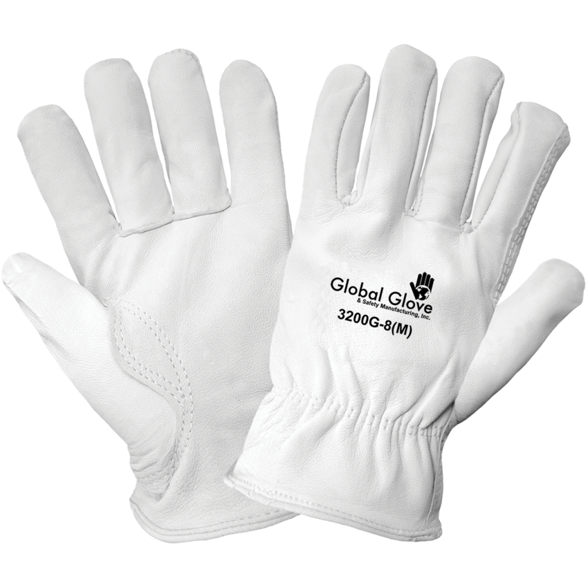 Premium-Grade Goatskin Leather Drivers Style Gloves