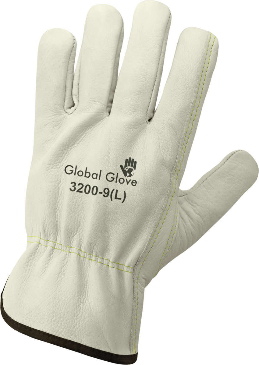 Premium-Grade Grain Cowhide Drivers Gloves