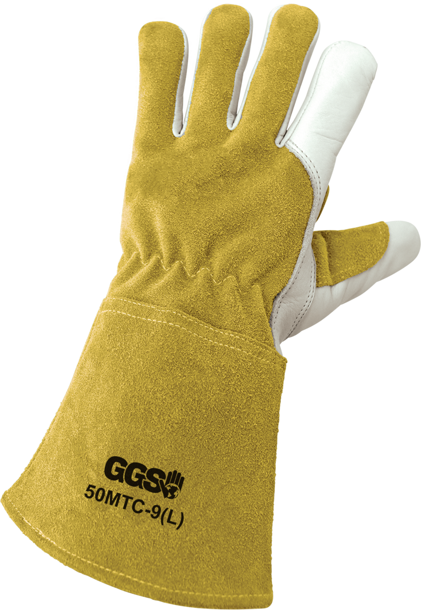 Premium Multi-Hazard Cowhide Welding Gloves with Fleece Lining