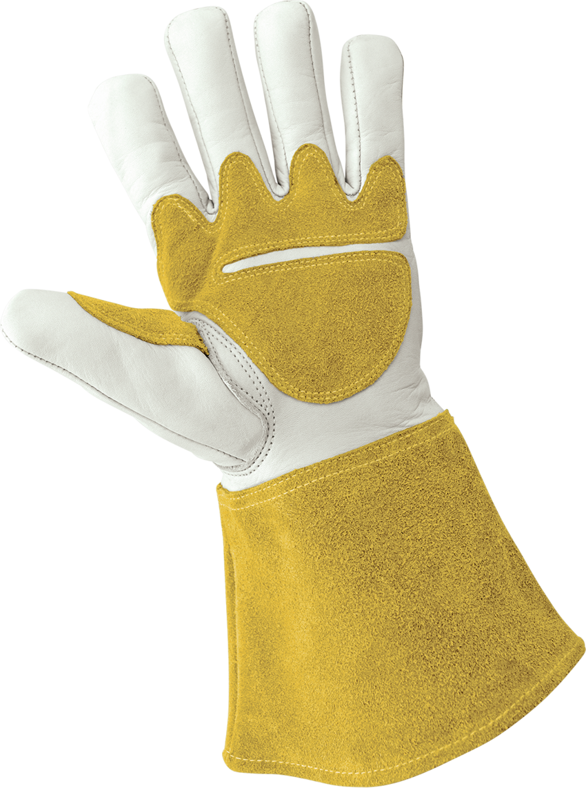 Premium Multi-Hazard Cowhide Welding Gloves with Fleece Lining