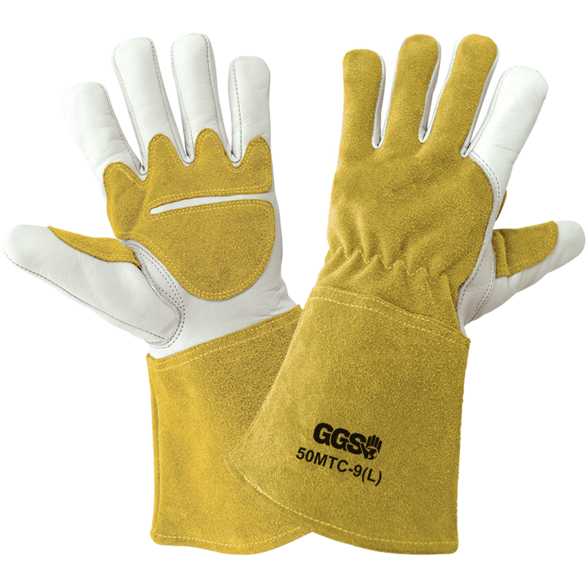 Premium Multi-Hazard Cowhide Welding Gloves with Fleece Lining