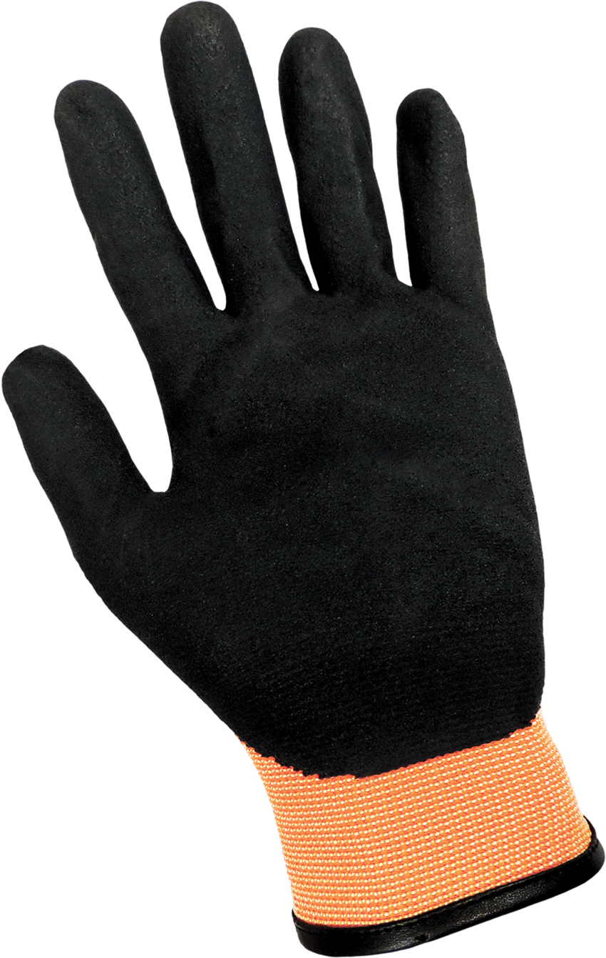 Tsunami Grip® MF High-Visibility Mach Finish Nitrile Palm Coated Gloves with Cut, Abrasion, and Puncture Resistance