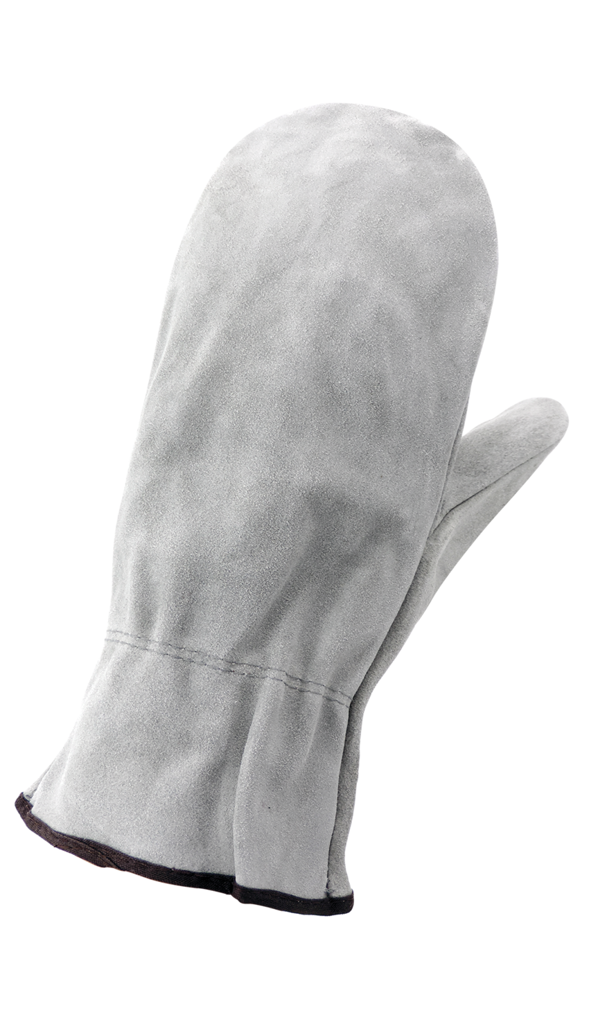 Quality Split Cowhide Leather Unlined Mittens