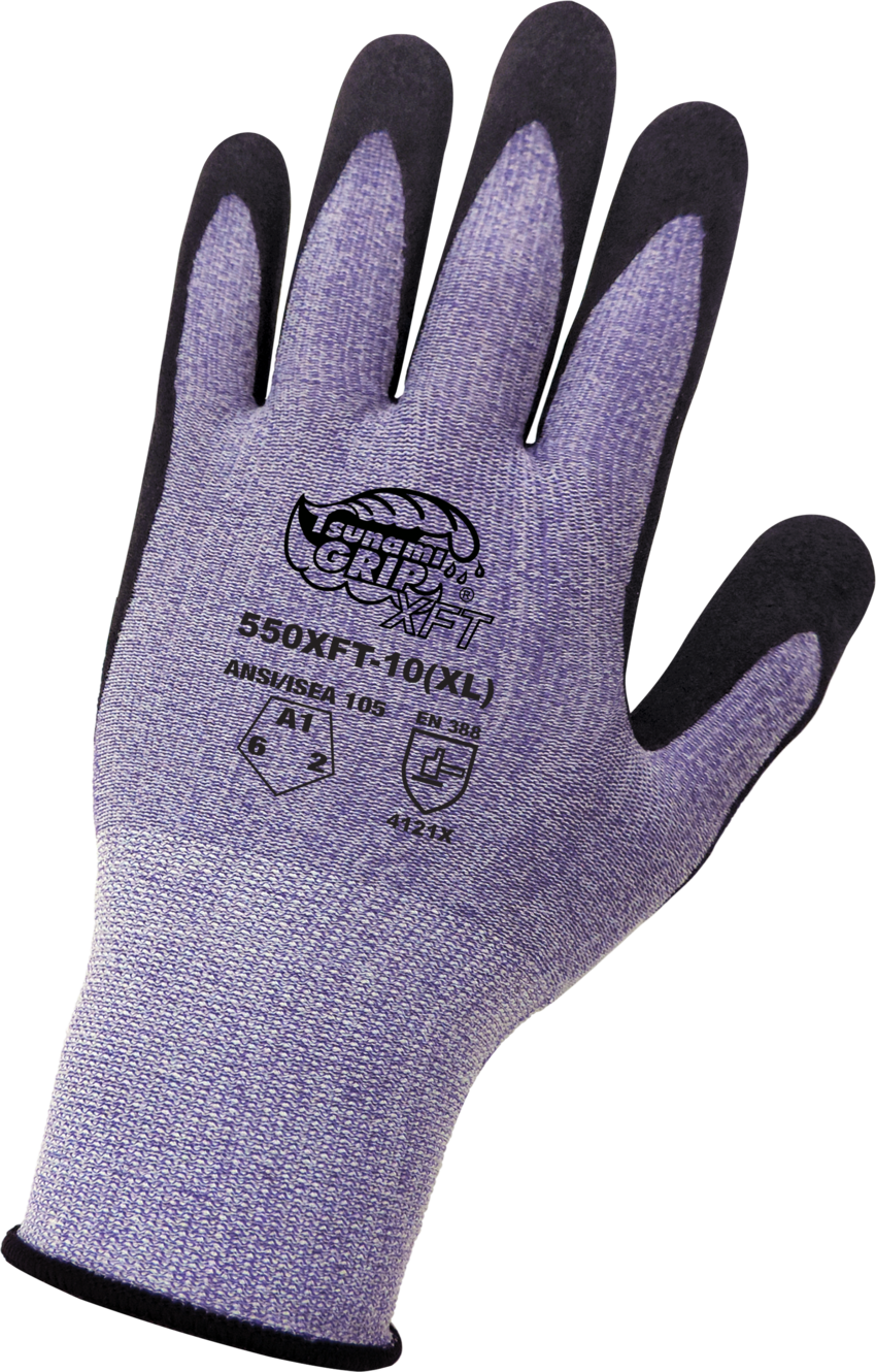 Tsunami Grip® XFT Xtreme Foam Technology Coated Anti-Static/Electrostatic Compliant Gloves Packaged for Vending Machines