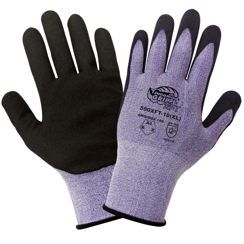 Tsunami Grip® XFT Xtreme Foam Technology Coated Anti-Static/Electrostatic Compliant Gloves Packaged for Vending Machines