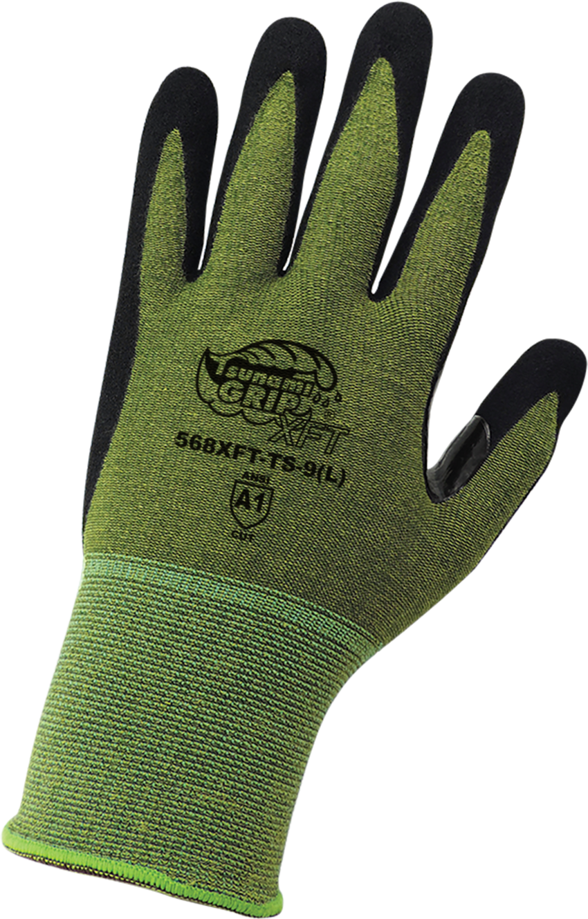 Tsunami Grip® XFT Touch Screen Compatible Xtreme Foam Technology Coated Bamboo Gloves with Cut, Abrasion, and Puncture Resistance