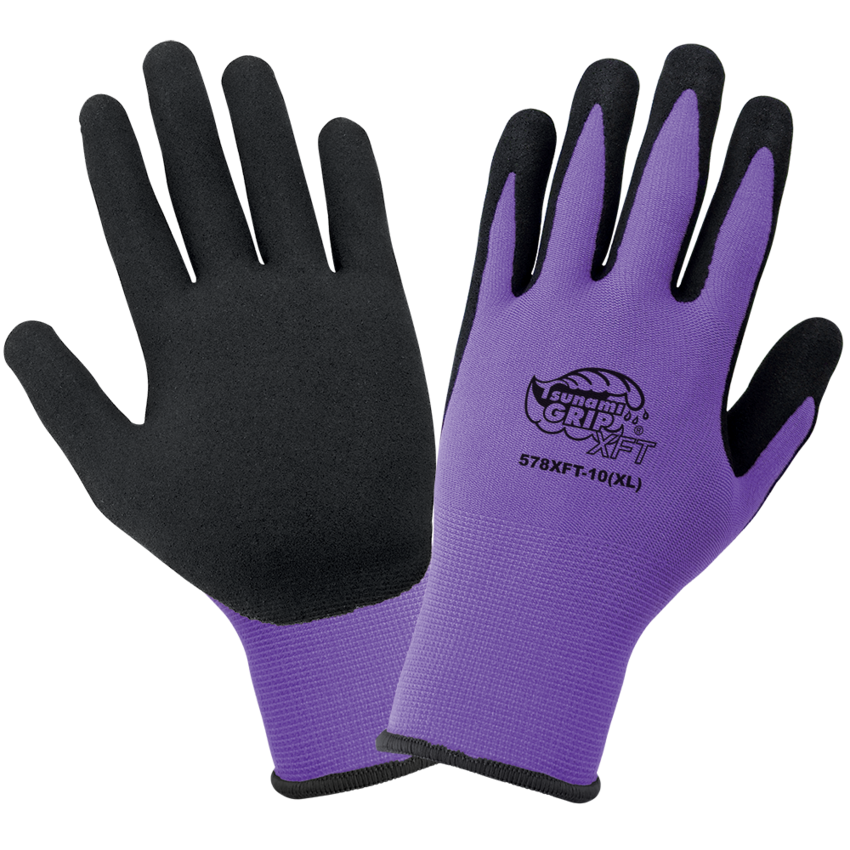 Tsunami Grip® XFT Variety Pack of Xtreme Foam Technology Coated Nylon Gloves