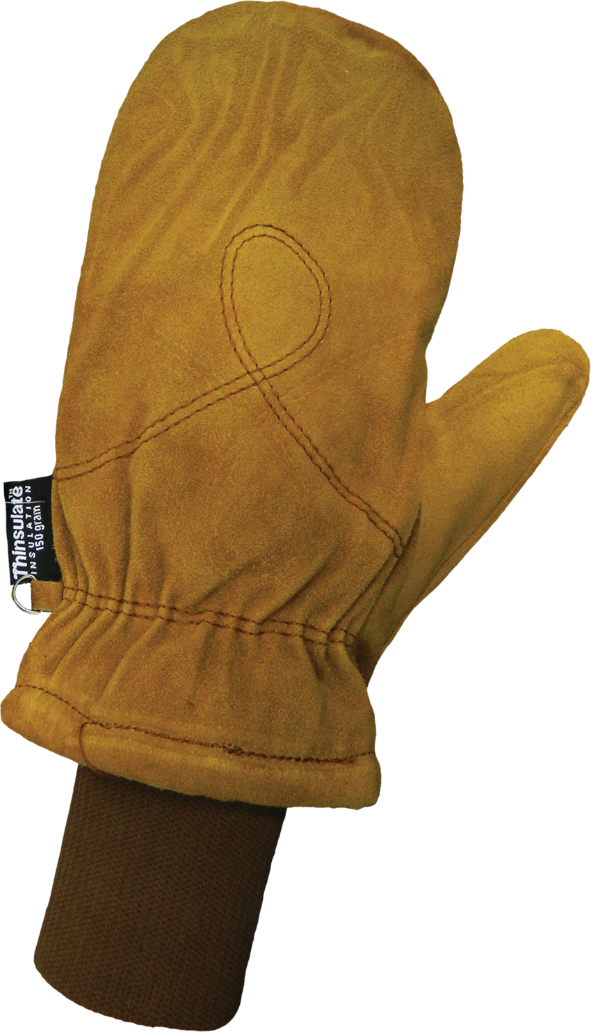 Premium Split Cowhide Leather Freezer Mittens with Reinforced Palm