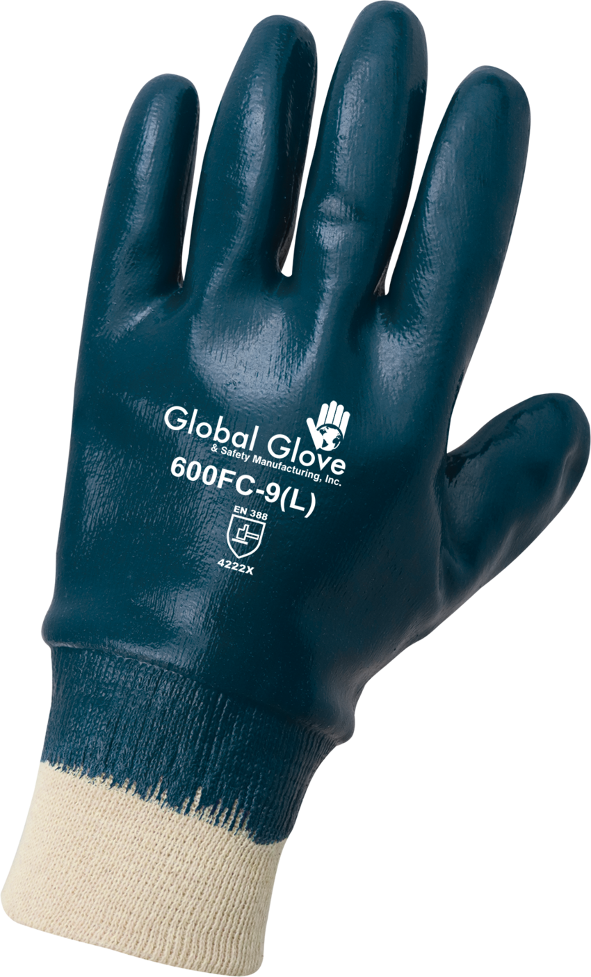 Premium Solid Nitrile Fully Coated Two-Piece Jersey Gloves