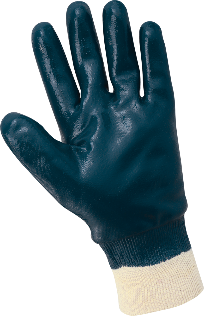 Premium Solid Nitrile Fully Coated Two-Piece Jersey Gloves