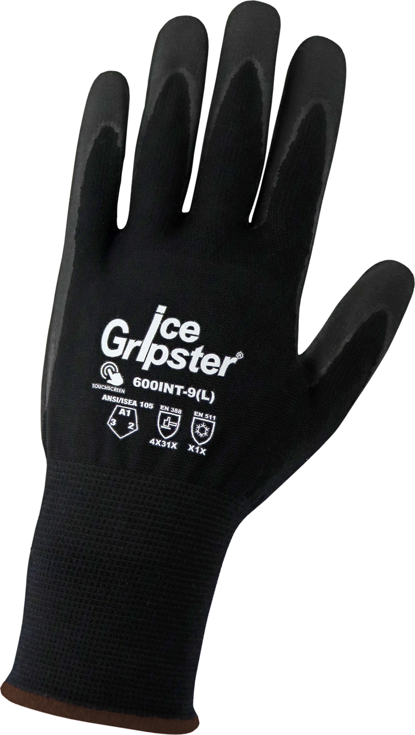 Ice Gripster® Low Temperature Coated Touch Screen Gloves with Cut, Abrasion, and Puncture Resistance