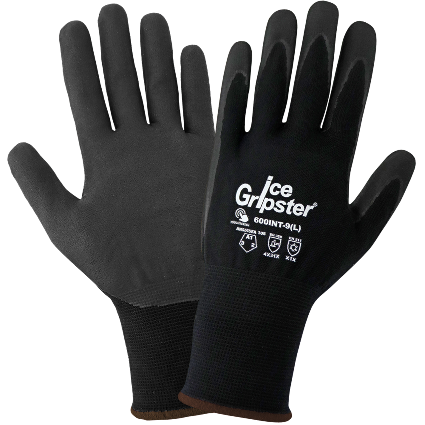 Ice Gripster® Low Temperature Coated Touch Screen Gloves with Cut, Abrasion, and Puncture Resistance