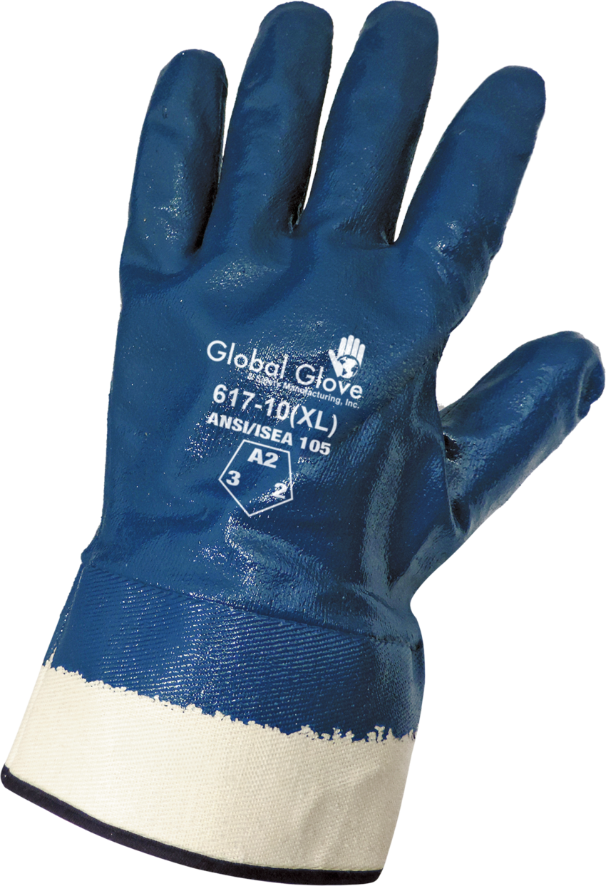 Solid Nitrile Fully Coated Two-Piece Jersey Gloves