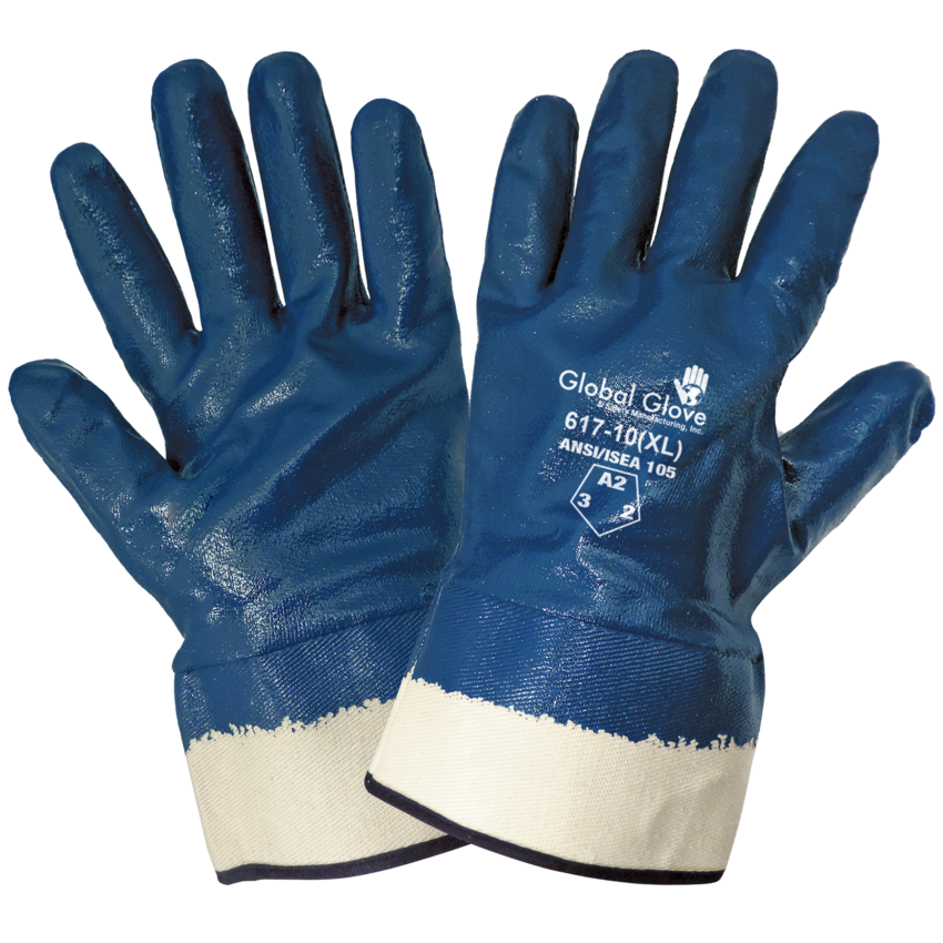 Solid Nitrile Fully Coated Two-Piece Jersey Gloves