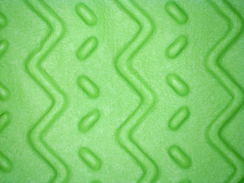 Panther-Guard&reg; Biodegradable Nitrile, Powder-Free, Industrial-Grade, High-Visibility Green, 6-Mil, Unique Wave Pattern, 9.5-Inch Disposable Gloves