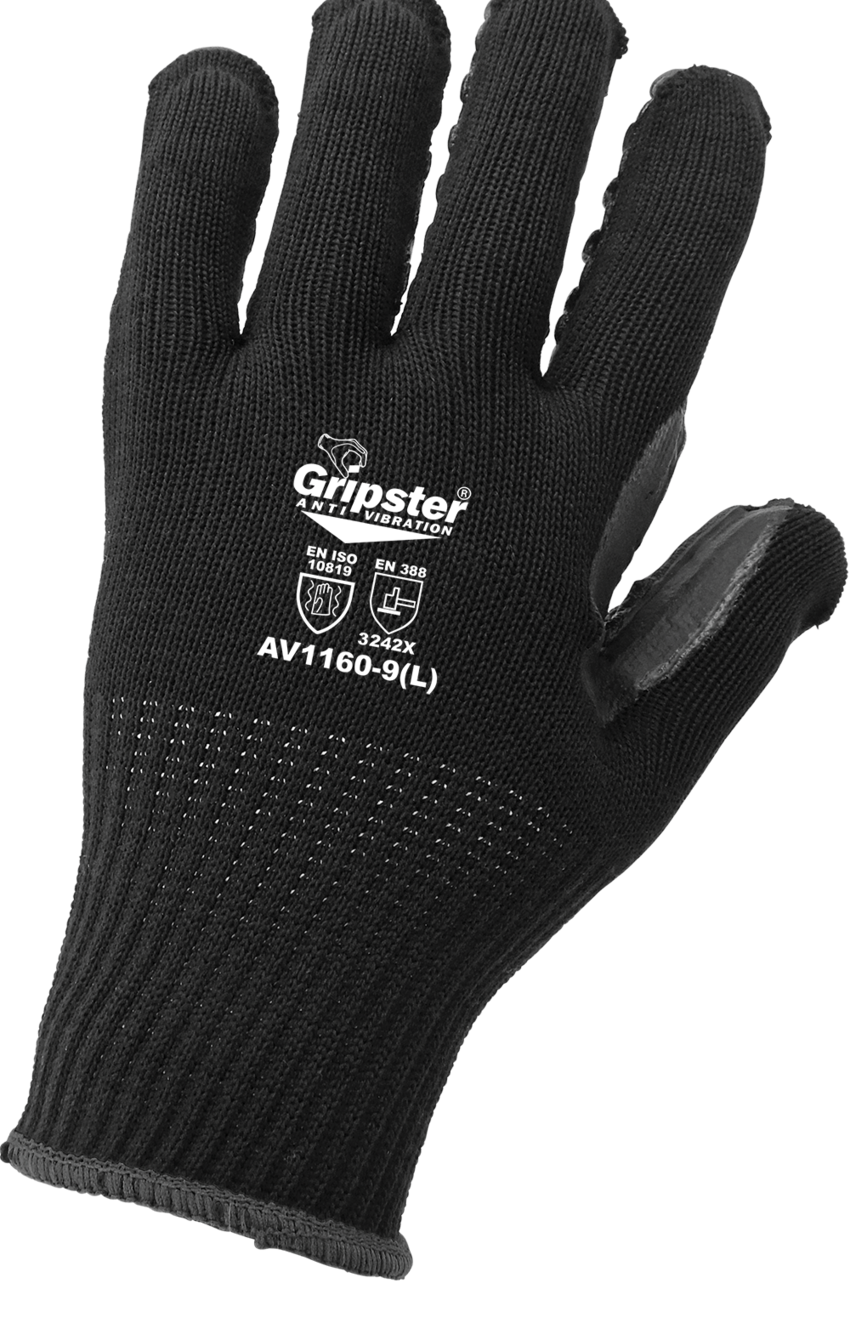 Gripster® Anti-Vibration Ergonomic Lightweight Gloves with a Patented Anti-Vibration Palm