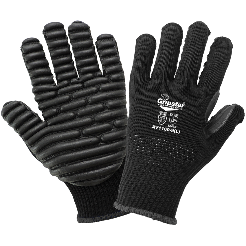 Gripster® Anti-Vibration Ergonomic Lightweight Gloves with a Patented Anti-Vibration Palm