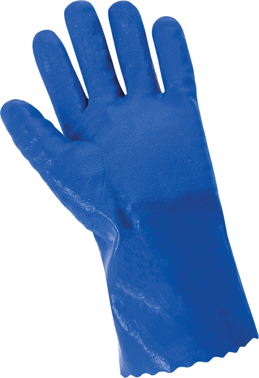 FrogWear® Anti-Vibration Nitrile Chemical Handling Gloves with an Anti-Shock/Vibration Dampening Palm