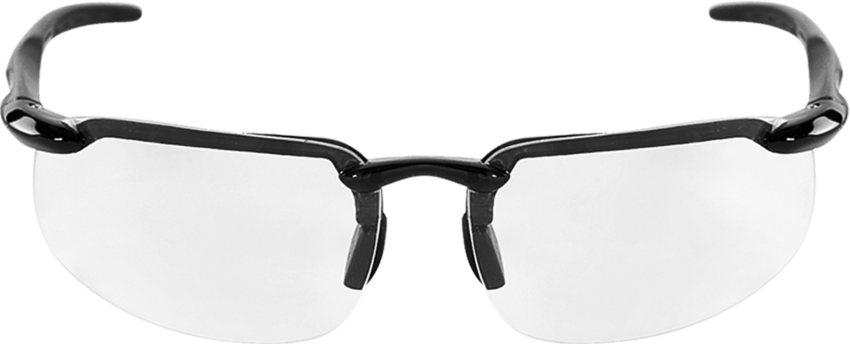 Swordfish® Clear Performance Fog Technology Lens, Crystal Black Safety Glasses - LIMITED STOCK