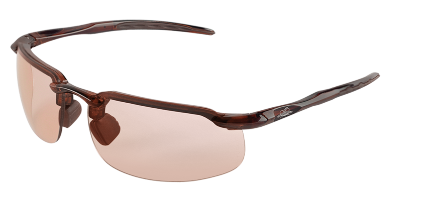 Swordfish® Indoor/Outdoor Copper Lens, Crystal Brown Frame Safety Glasses