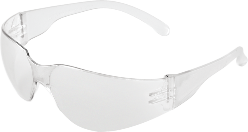 Torrent™ Clear Uncoated Lens, Frosted Clear Frame Safety Glasses