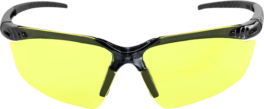 Mojarra® Yellow Lens, Crystal Black Frame Safety Glasses