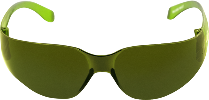 Torrent™ Welding Green IR Shade 3.0 Lens, Frosted Green Frame Safety Glasses