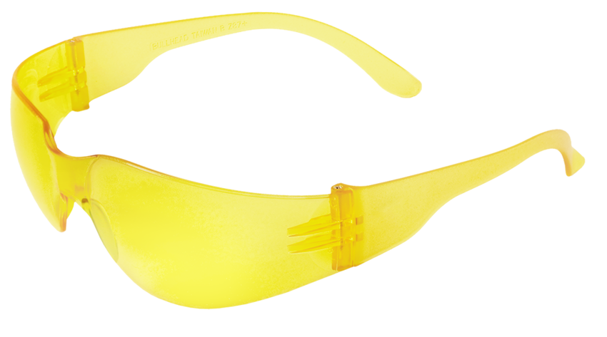 Torrent™ Yellow Lens, Frosted Yellow Frame Safety Glasses