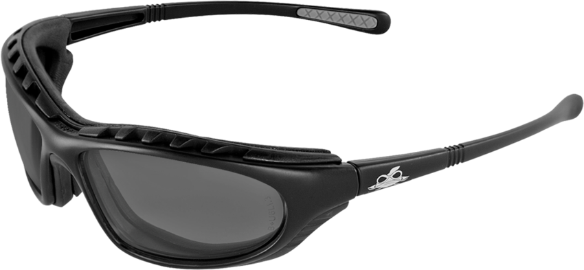 Steelhead® Smoke Anti-Fog Lens, Matte Black Frame Safety Glasses