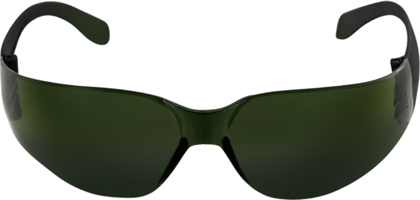 Torrent™ Welding Green IR Shade 5.0 Lens, Matte Black Frame Safety Glasses