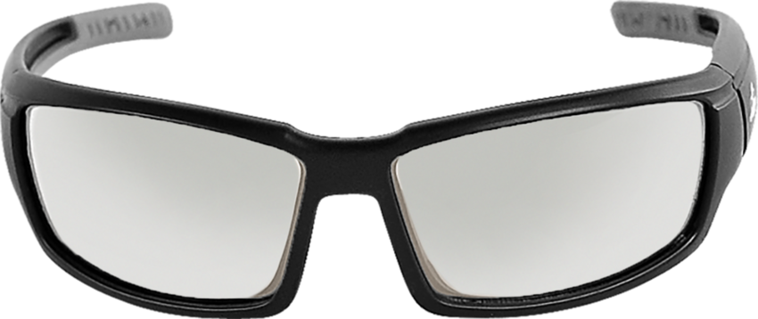 Maki® Indoor/Outdoor Anti-Fog Lens, Matte Black Frame Safety Glasses