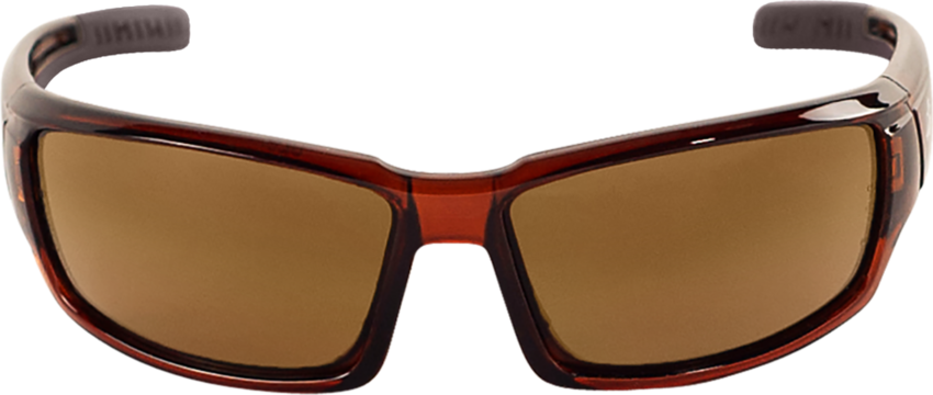 Maki® Brown Anti-Fog Lens, Crystal Brown Frame Safety Glasses