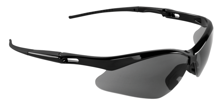 Spearfish® Smoke Anti-Fog Lens, Shiny Black Frame Safety Glasses